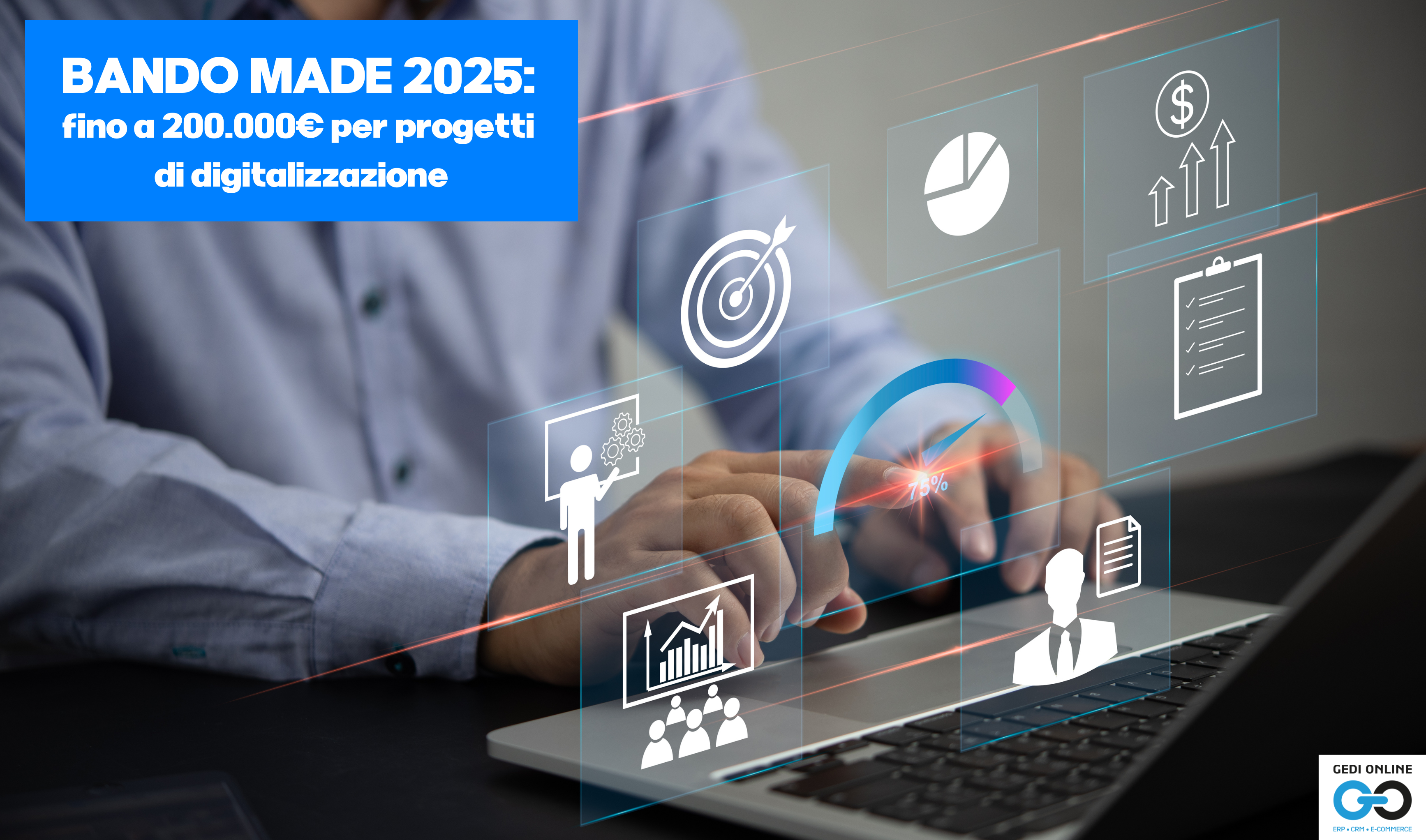 Accedi al contributo a fondo perduto per la digitalizzazione con GEDI ONLINE!
